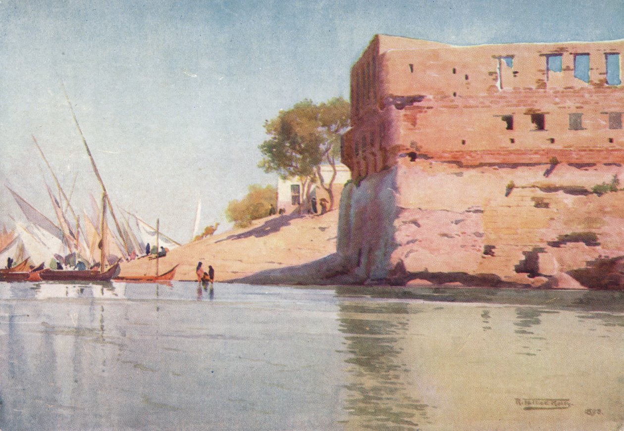 米特·甘姆尔（Mit Gamr）的一座废墟宫殿，约建于1880年，1904年 作者 罗伯特·乔治·塔尔伯特·凯利