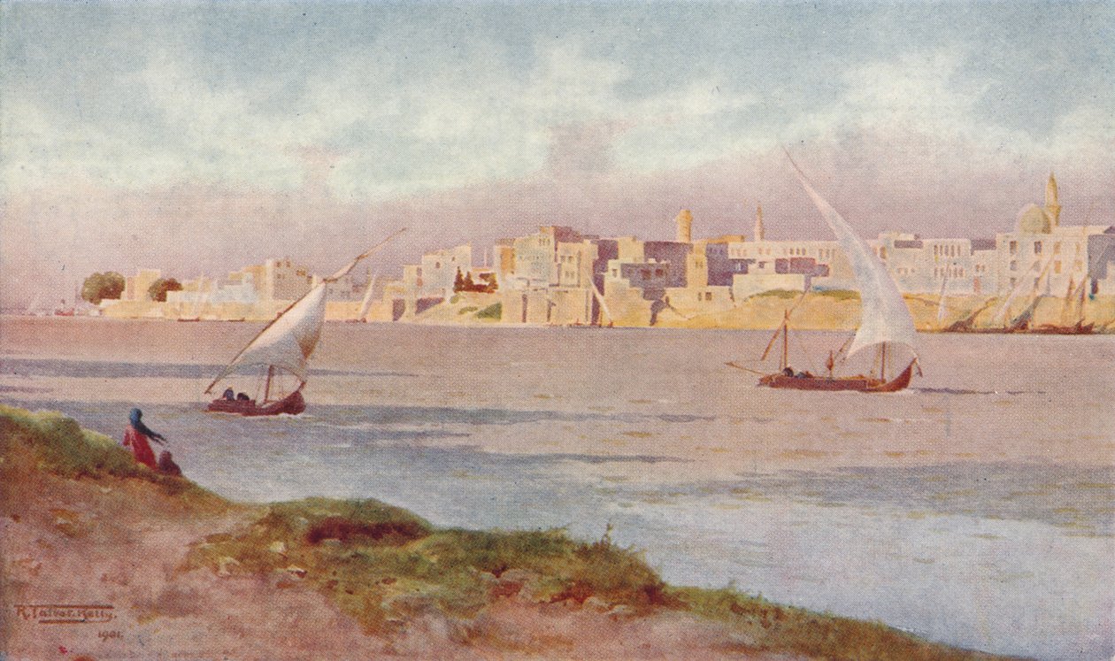 来自Ghezireh的Bulak，c1880年，1904年 作者 罗伯特·乔治·塔尔伯特·凯利