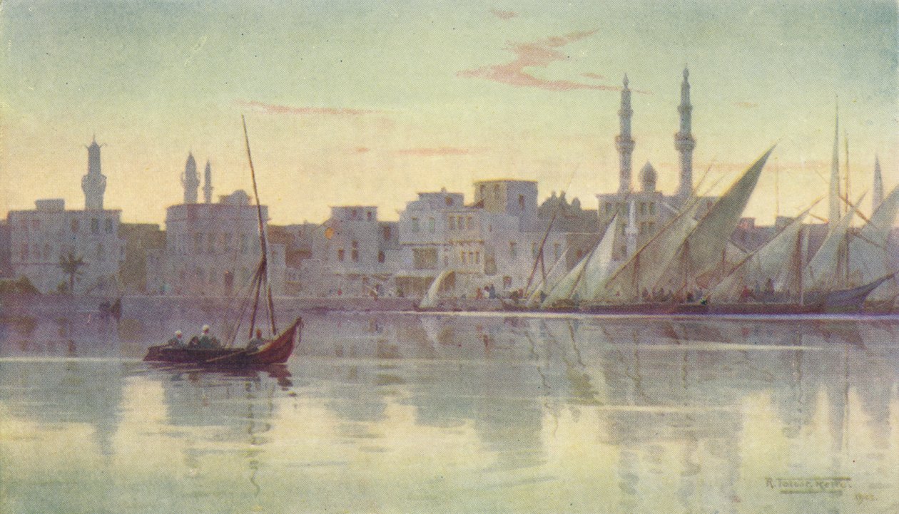 1904年，达米埃塔（Damietta）清晨，1904年 作者 罗伯特·乔治·塔尔伯特·凯利