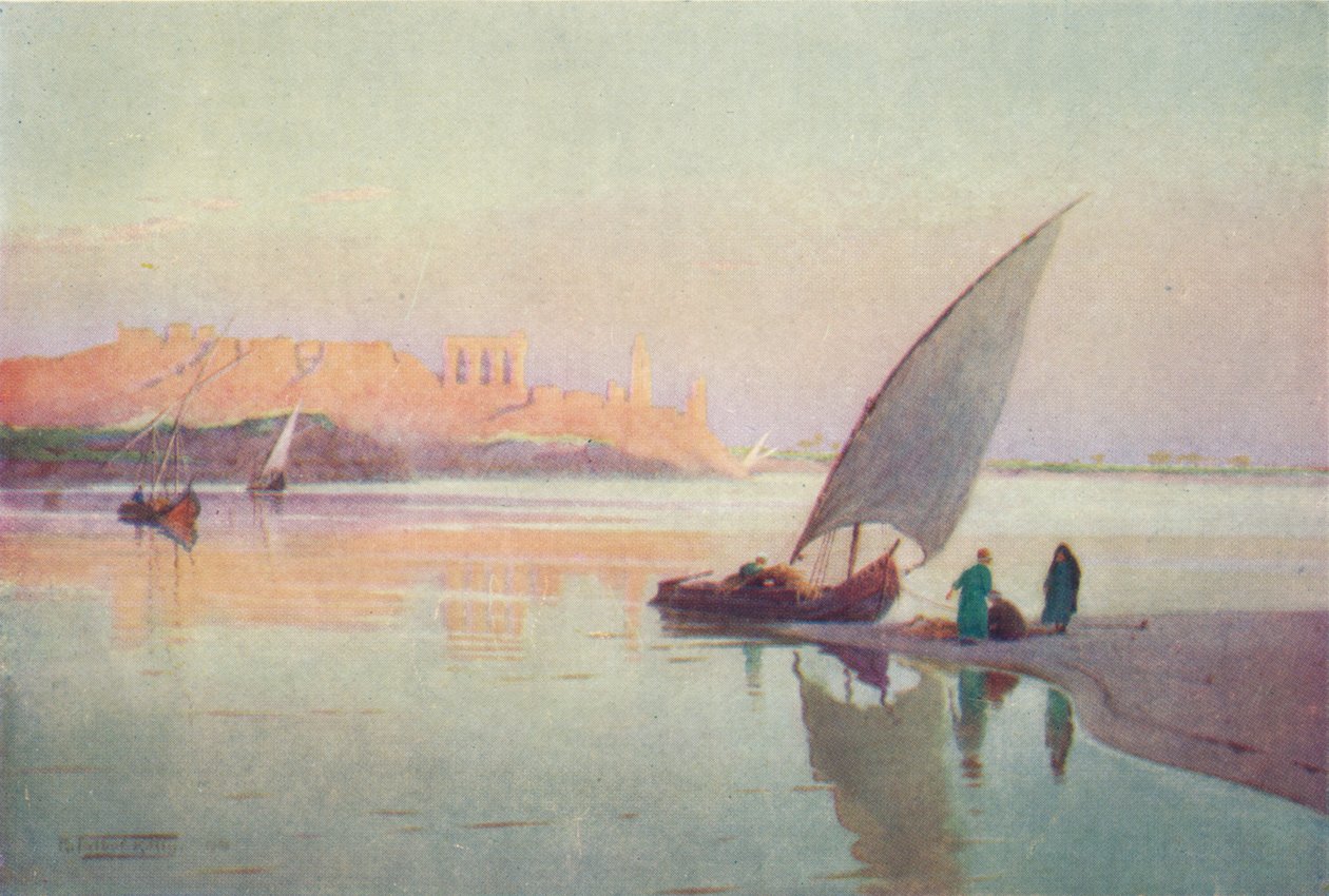 科姆·翁布斯（Com Ombos），c1880年，1904年 作者 罗伯特·乔治·塔尔伯特·凯利