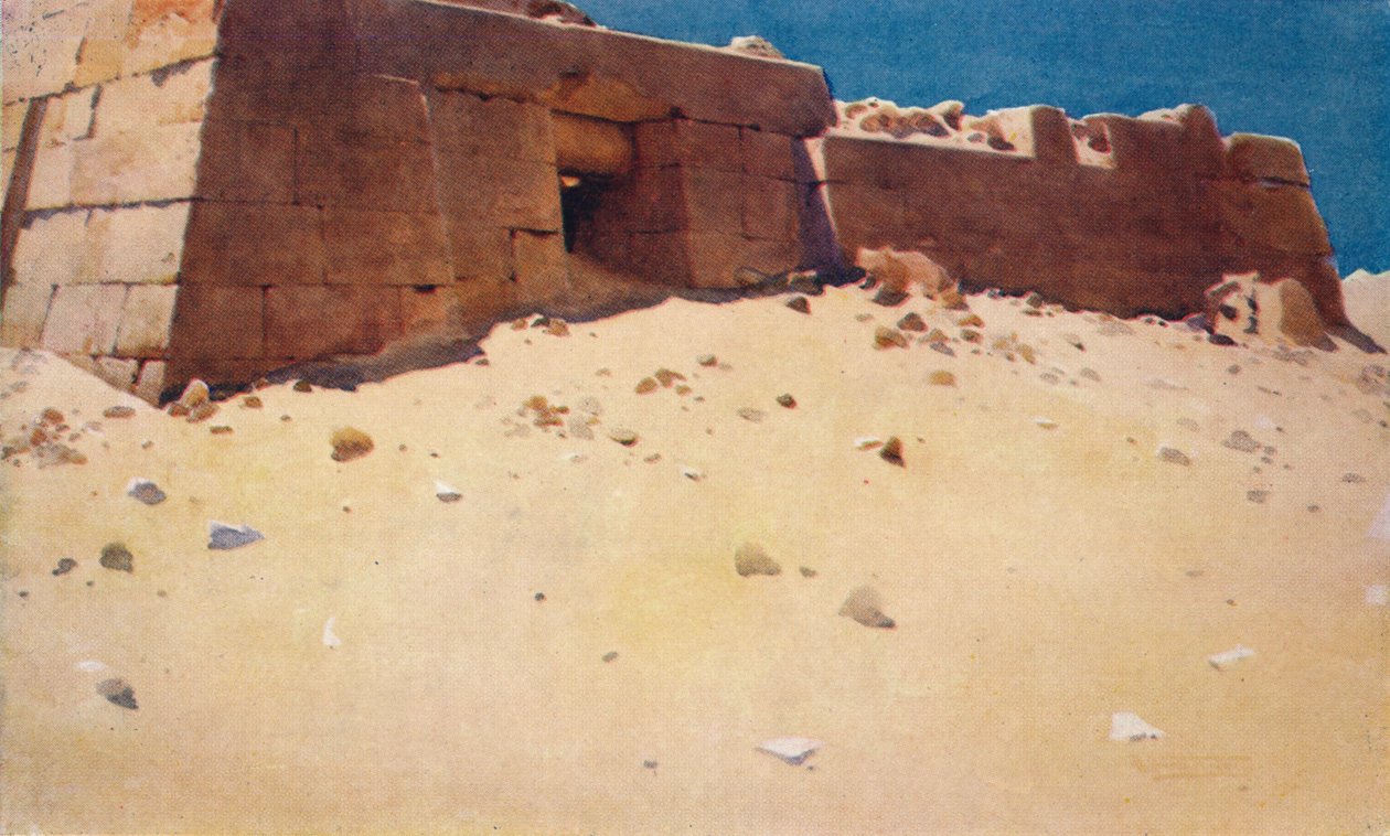 1904年，低于金字塔的Mastaba，c1880年 作者 罗伯特·乔治·塔尔伯特·凯利