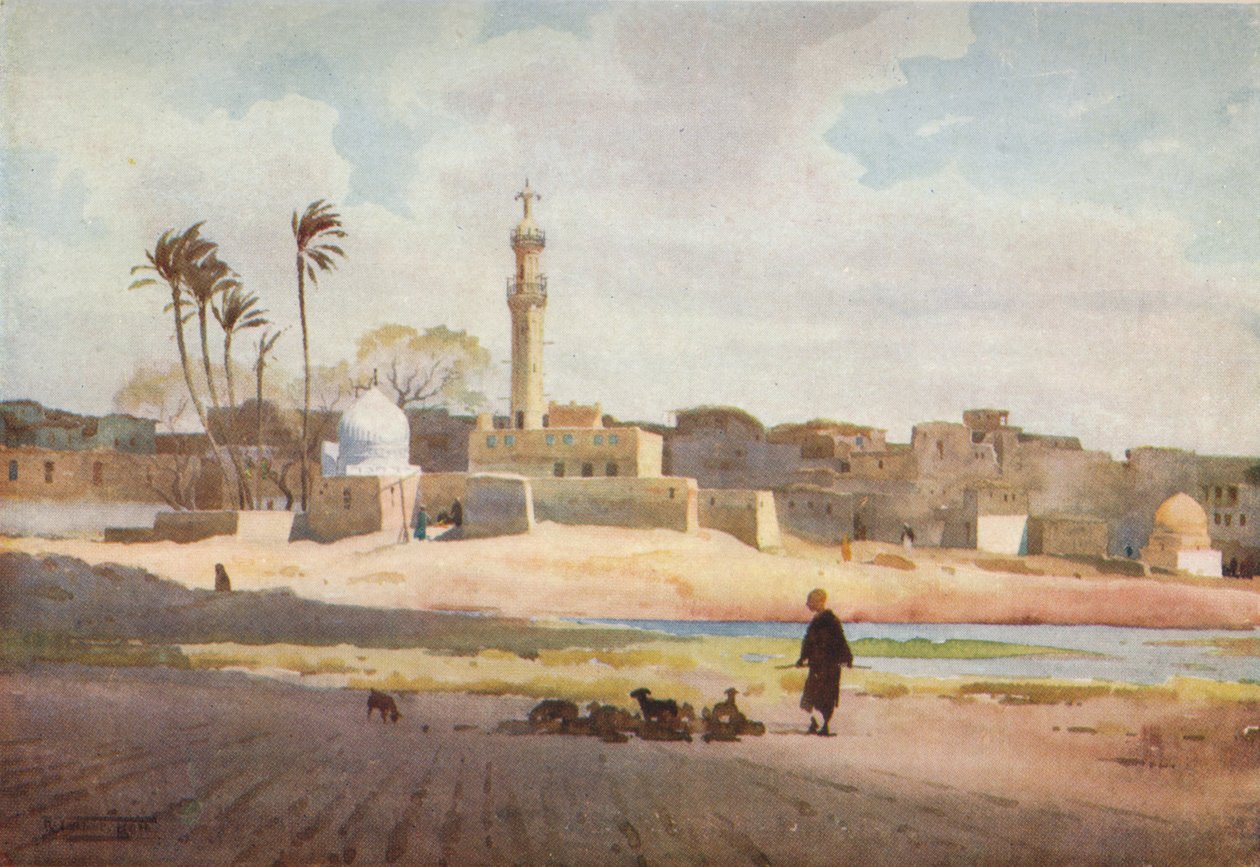 萨拉曼村（c1880），1904年 作者 罗伯特·乔治·塔尔伯特·凯利