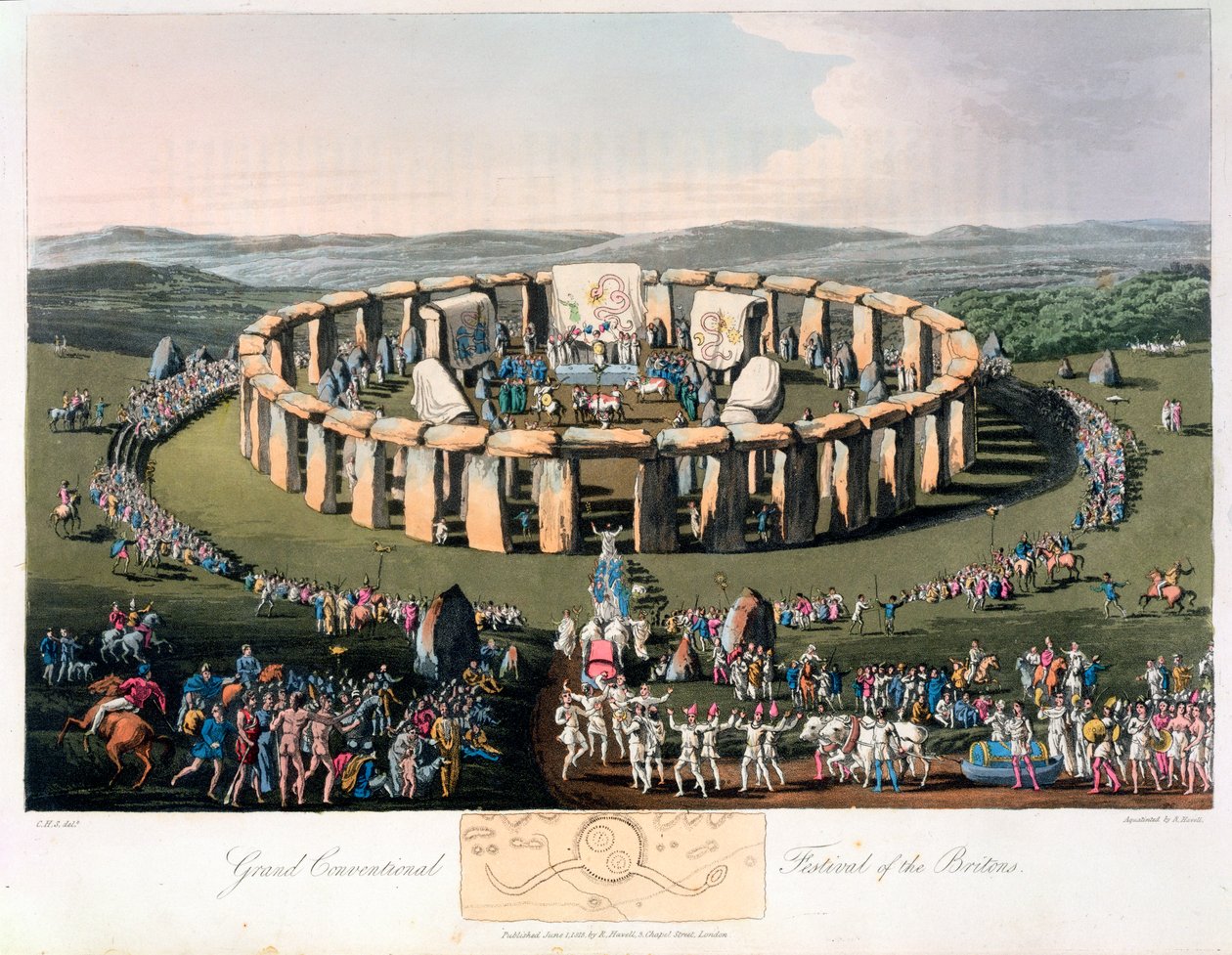 英国人的盛大传统节日》，1815年 作者 罗伯特·哈维尔
