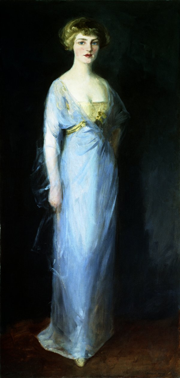 多萝西-瓦格斯塔夫的画像，1911年。 作者 罗伯特·亨利