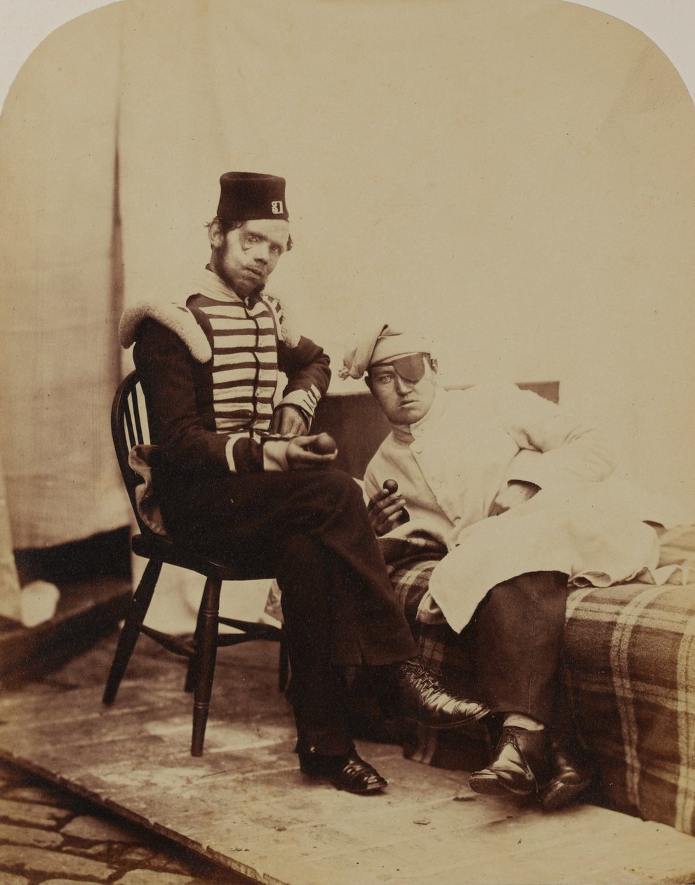 Lockart，第31届（Huntingdonshire）步兵团，1856年（棕褐色照片） 作者 罗伯特·霍利特