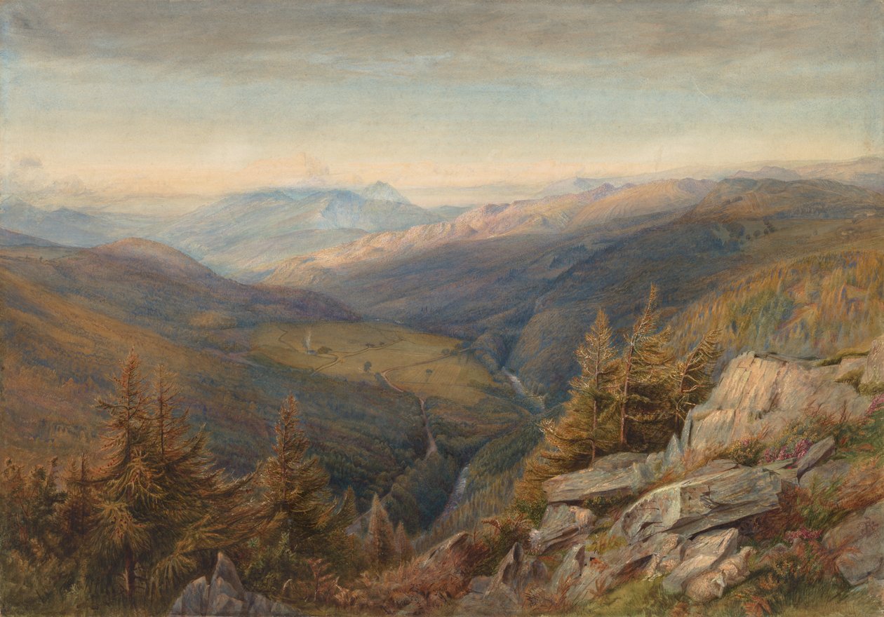 山景城，1863-67。 作者 罗伯特·J·帕蒂森