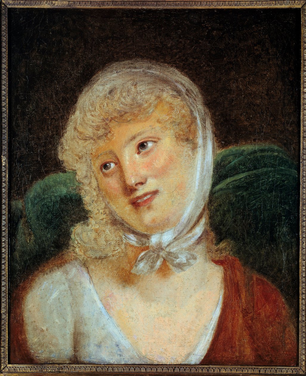 Mary Laczinska 的肖像，Walewska 伯爵夫人 (1789 - 1817)。 罗伯特·勒费弗 (1755-1830) 的绘画 作者 罗伯特·勒菲佛尔