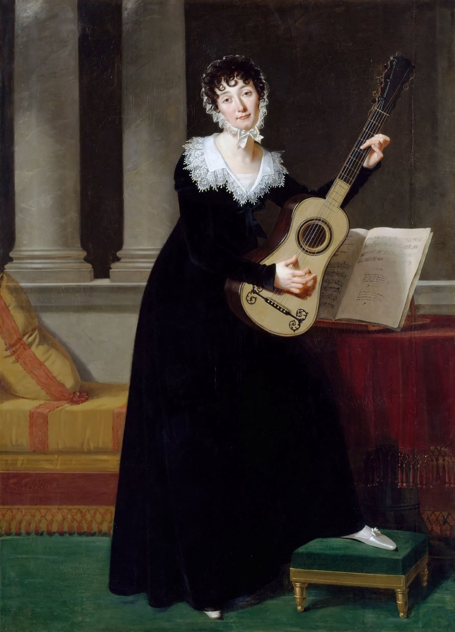 Pauline Duchambge的肖像1778-1858年，出生于蒙特 作者 罗伯特·勒菲佛尔