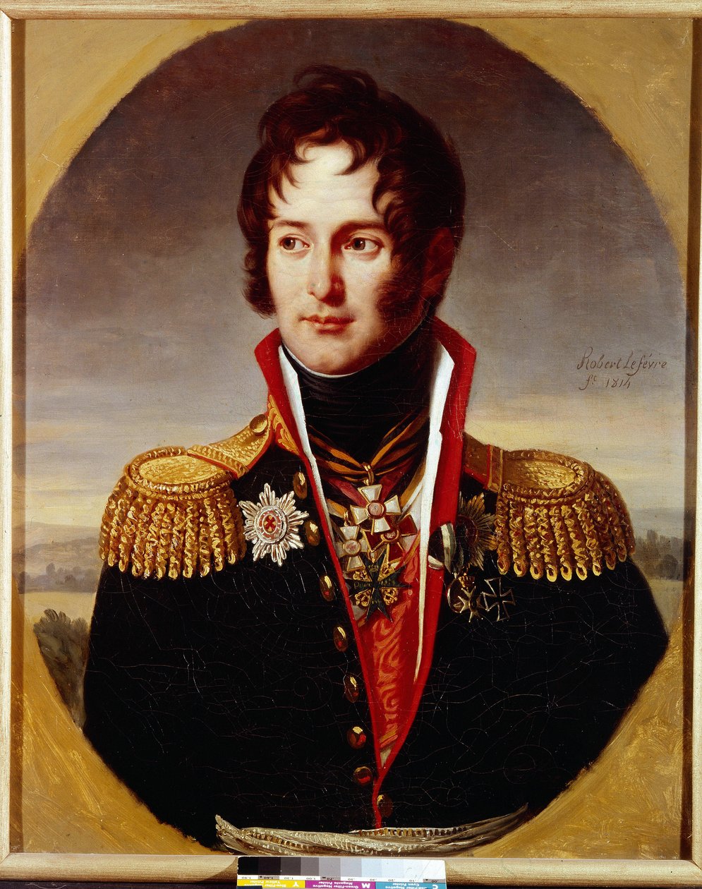 彼得·亚历山德罗维奇·奇切林 (1778-1848) 的肖像 (Piotr Alexandrovitch Tchitcherine) 作者 罗伯特·勒菲佛尔
