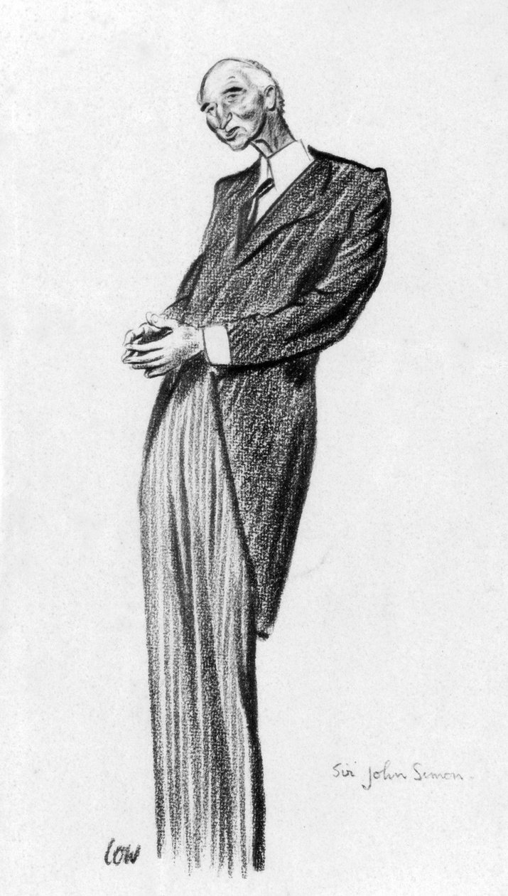约翰·西蒙（John Simon），第一子爵西蒙（1933）。 作者 罗伯特·洛
