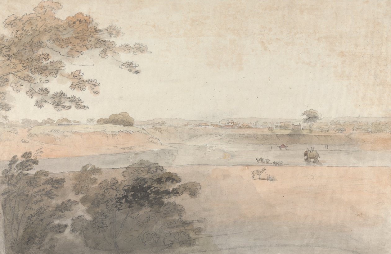 骆驼和大象的风景 作者 罗伯特·马邦