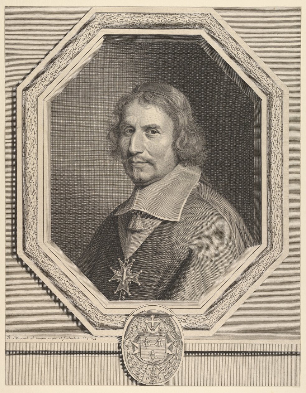红衣主教安东尼奥·巴贝里尼（Antonio Barberini），1664年。 作者 罗伯特·南特伊