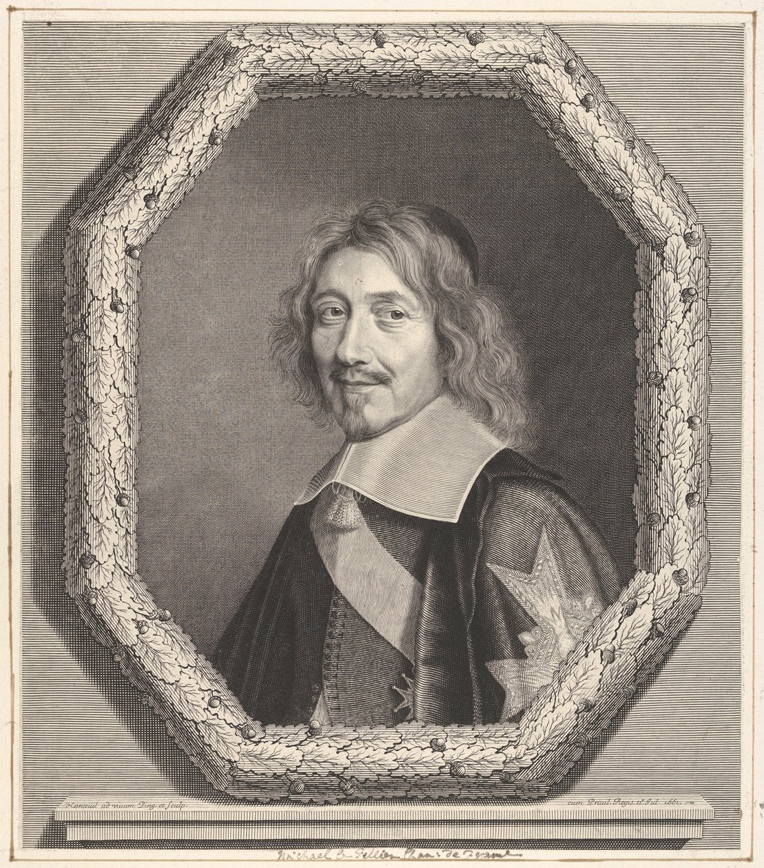 迈克尔·勒·勒利耶（Michael IV Le Tellier）校长，1661年。 作者 罗伯特·南特伊