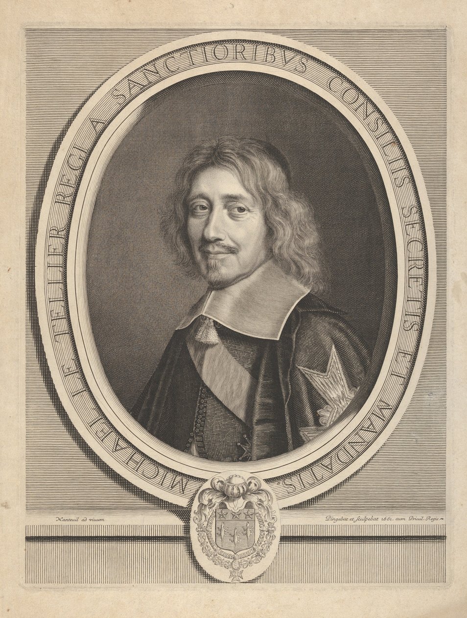 迈克尔·勒威利（Michael IV Le Tellier）校长，约。 1661年。 作者 罗伯特·南特伊