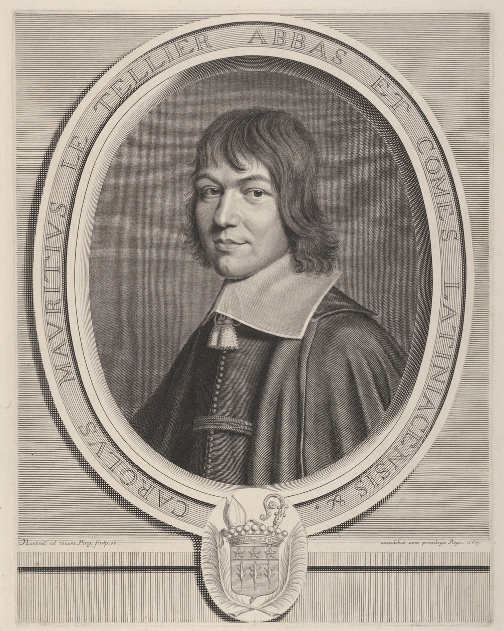 查尔斯·莫里斯·勒·泰勒（Charles-Maurice Le Tellier），1663年。 作者 罗伯特·南特伊
