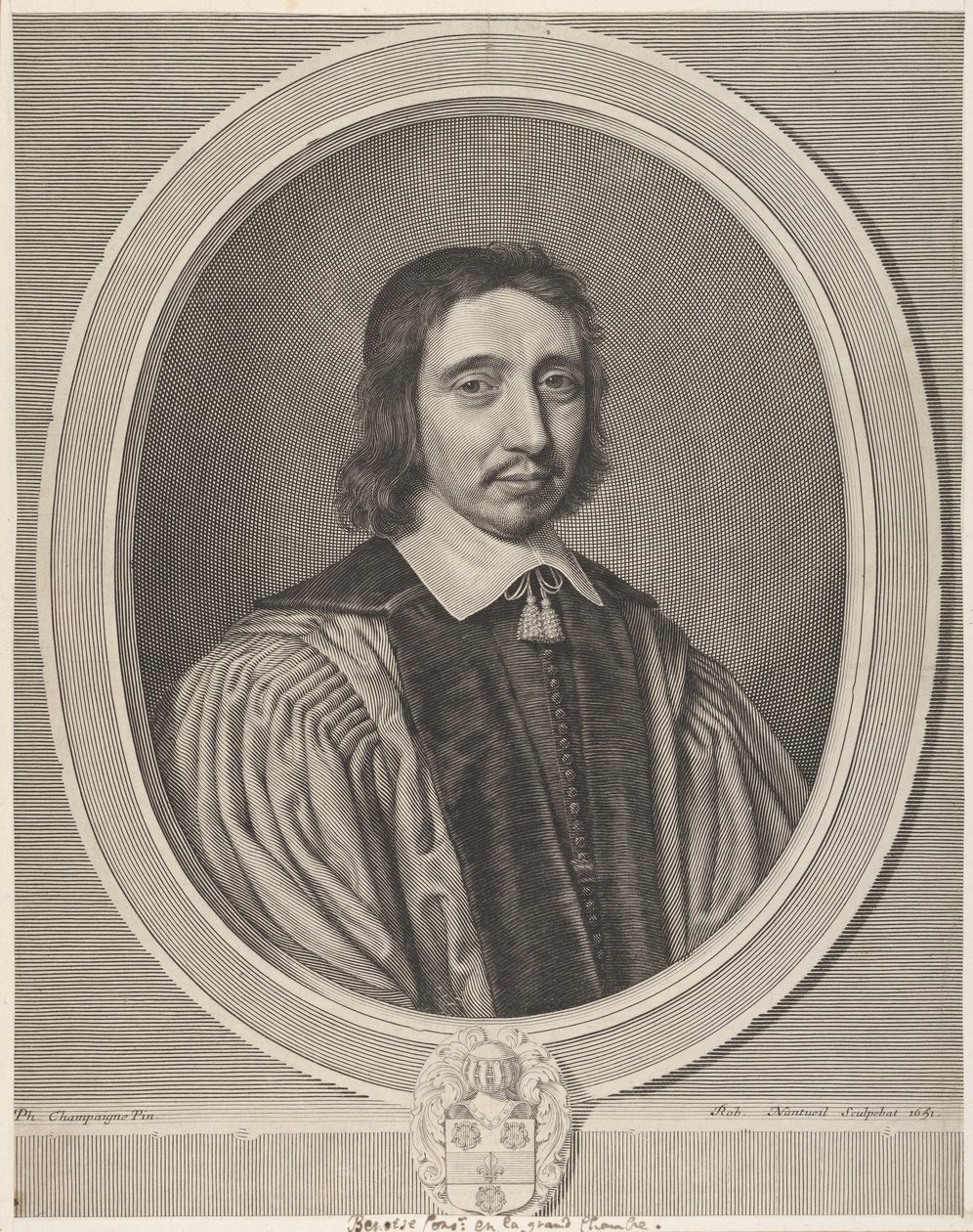 查尔斯·贝努瓦（Charles Benoise），1651年。 作者 罗伯特·南特伊