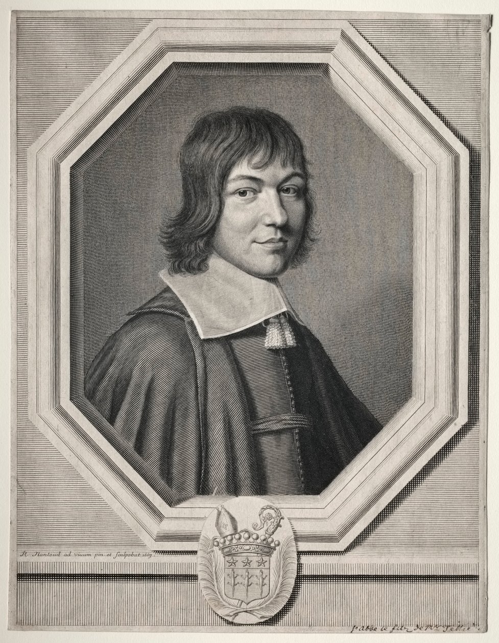 查尔斯·莫里斯·勒·泰利尔（Charles Maurice le Tellier），1663年。 作者 罗伯特·南特伊