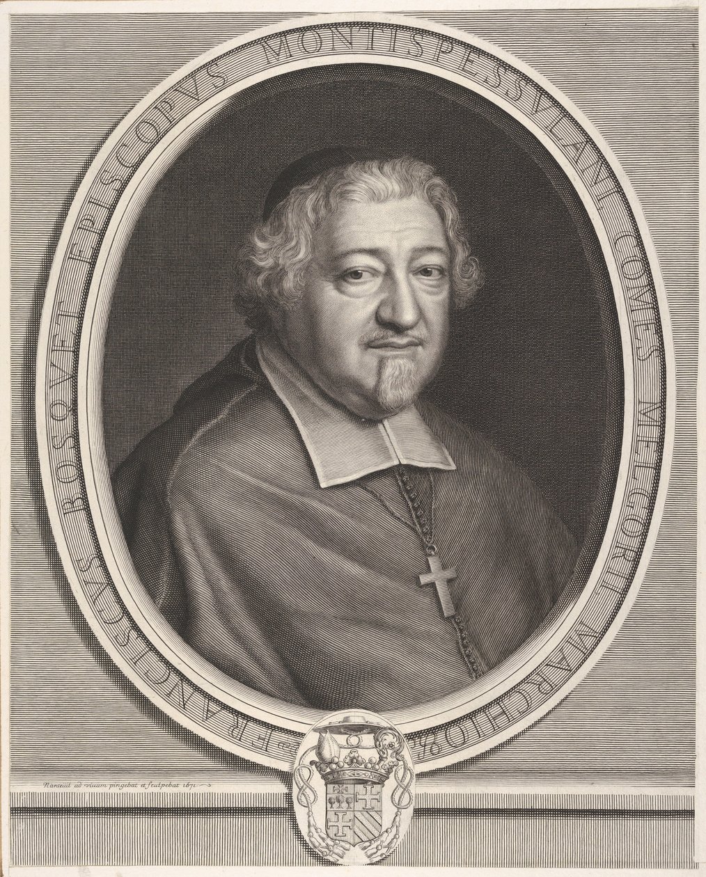 弗朗索瓦·波斯凯（FrançoisBosquet），1671年。 作者 罗伯特·南特伊