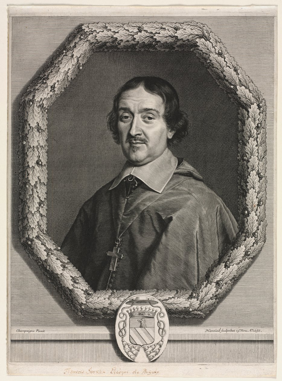 弗朗索瓦·瑟维安（FrançoisServien），巴约的主教，1656年。 作者 罗伯特·南特伊