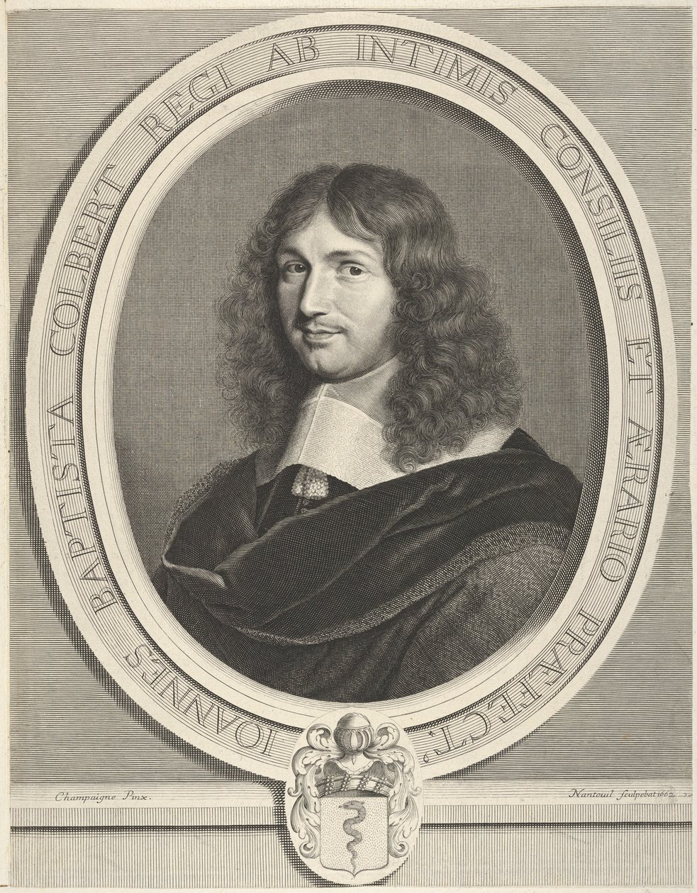 尚·巴蒂斯特·科尔伯特（Jean-Baptiste Colbert），1662年。 作者 罗伯特·南特伊