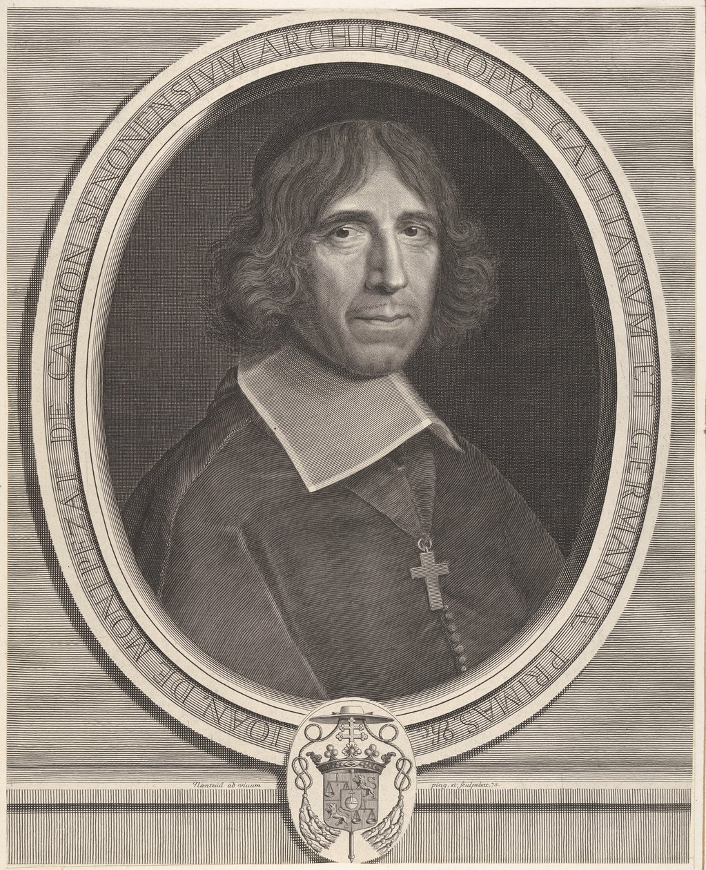 Jean de Montpezat de Carbon，约1673年。 作者 罗伯特·南特伊