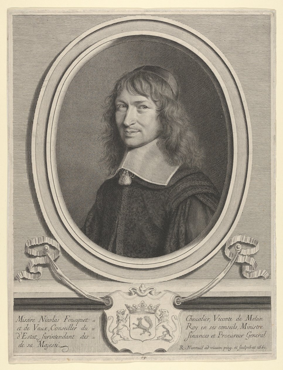 尼古拉斯·福凯（Nicolas Fouquet），1661年。 作者 罗伯特·南特伊