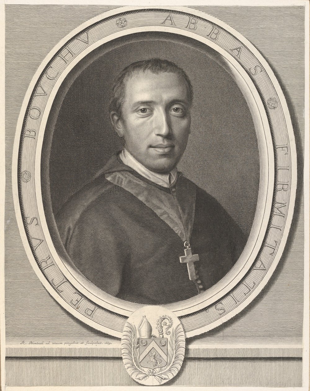 皮埃尔·布楚（Pierre Bouchu），1669年。 作者 罗伯特·南特伊
