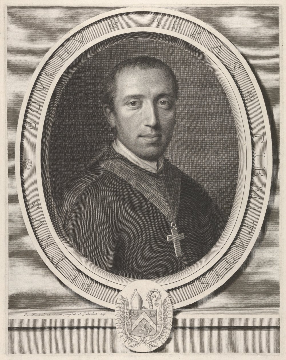皮埃尔·布楚（Pierre Bouchu），1669年。 作者 罗伯特·南特伊