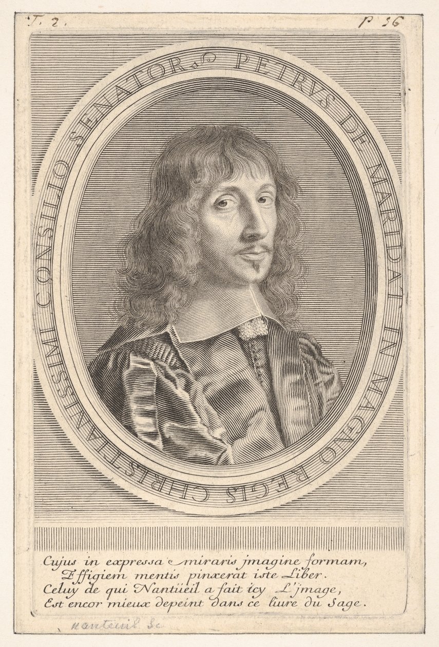 Pierre da Maridat，约1653。 作者 罗伯特·南特伊