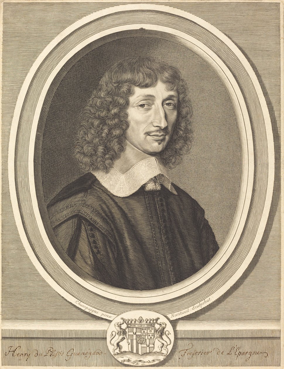 Henri de Guenegaud 作者 罗伯特·南特伊 (Robert Nanteuil) 在菲利普·德·香槟之后