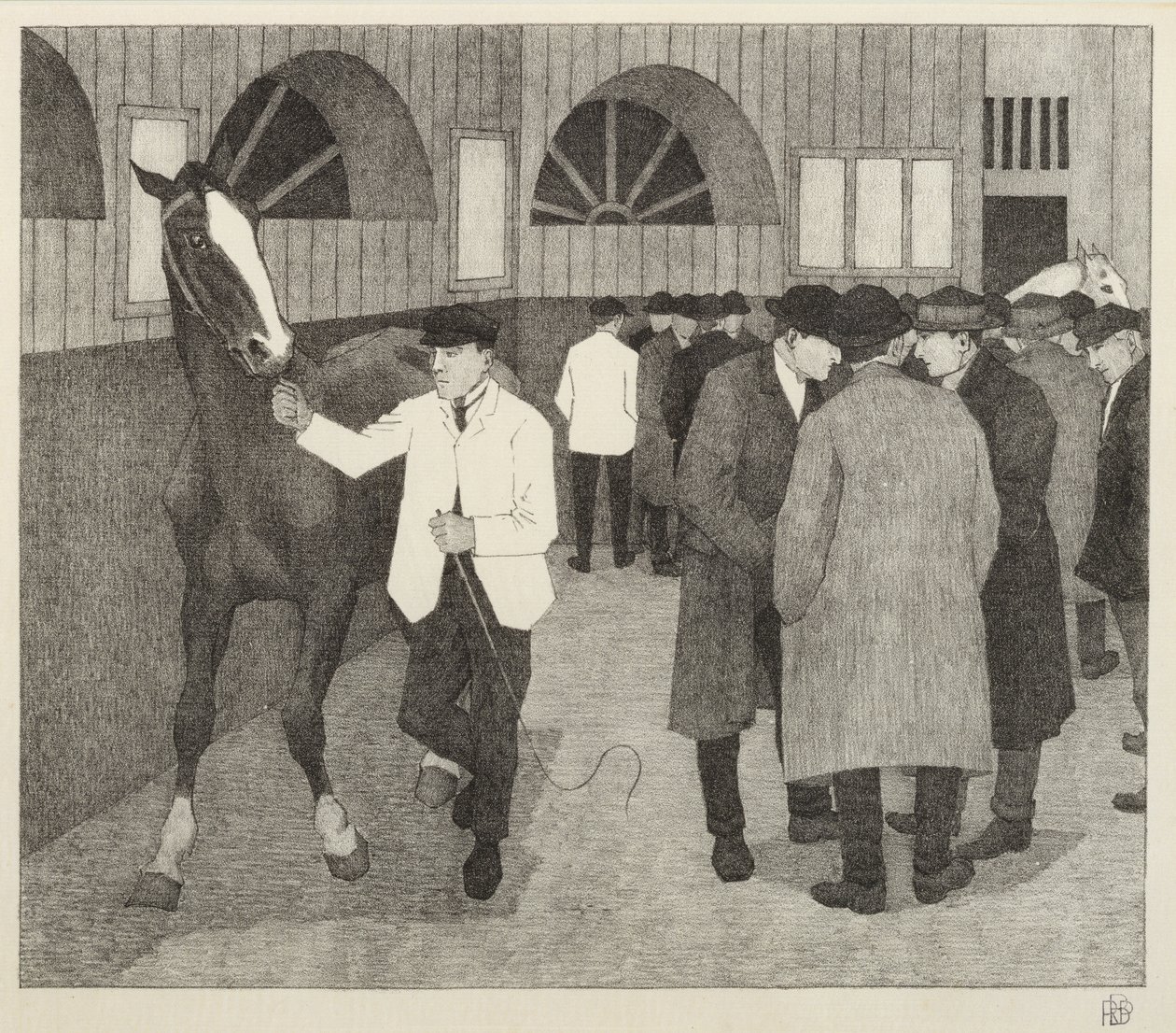 1921年在巴比肯的马经销商 作者 罗伯特·波希尔·贝文
