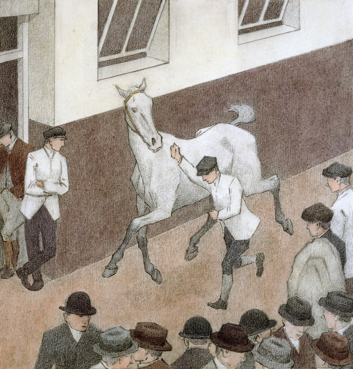 显示步伐，奥尔德里奇，约1914年 作者 罗伯特·波希尔·贝文