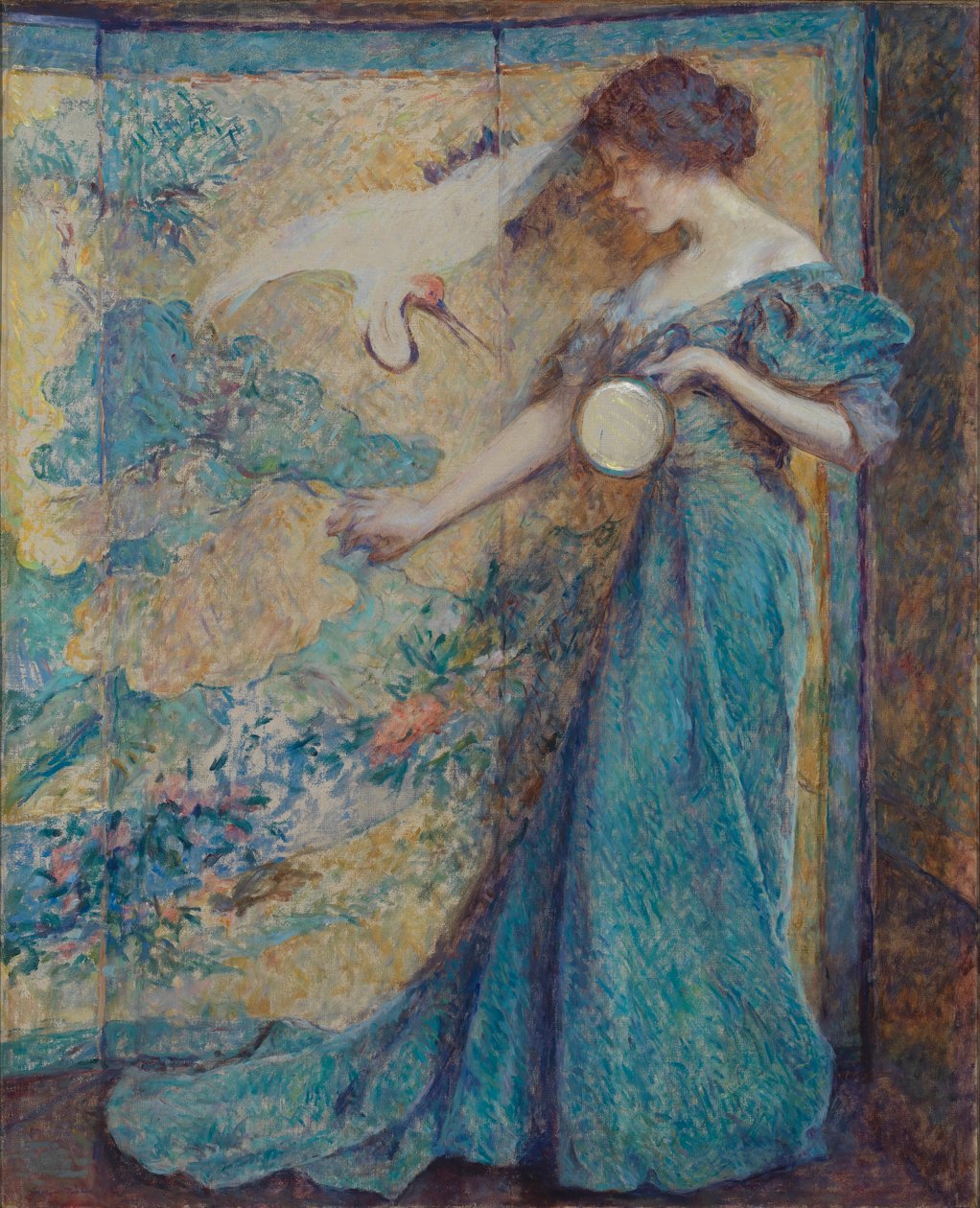 镜子》，约1910年。 作者 罗伯特·里德