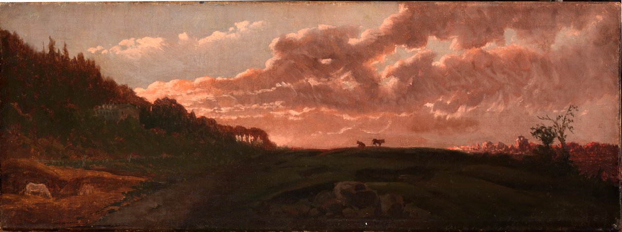 浪漫的风景，1871年。 作者 罗伯特·塞尔登·邓肯森