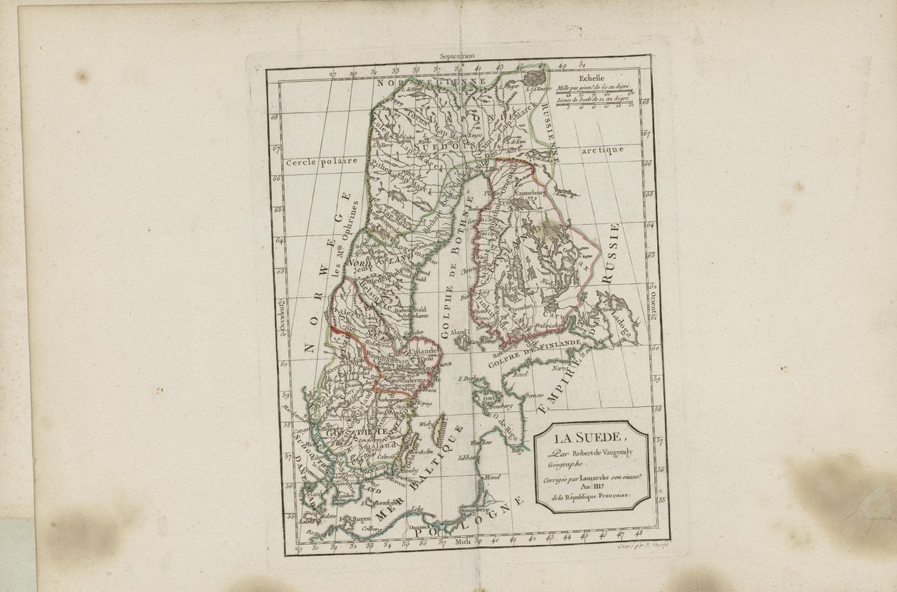 Illustrasjon hentet fra boken Nouvel atlas portatif destiné principalement pour l