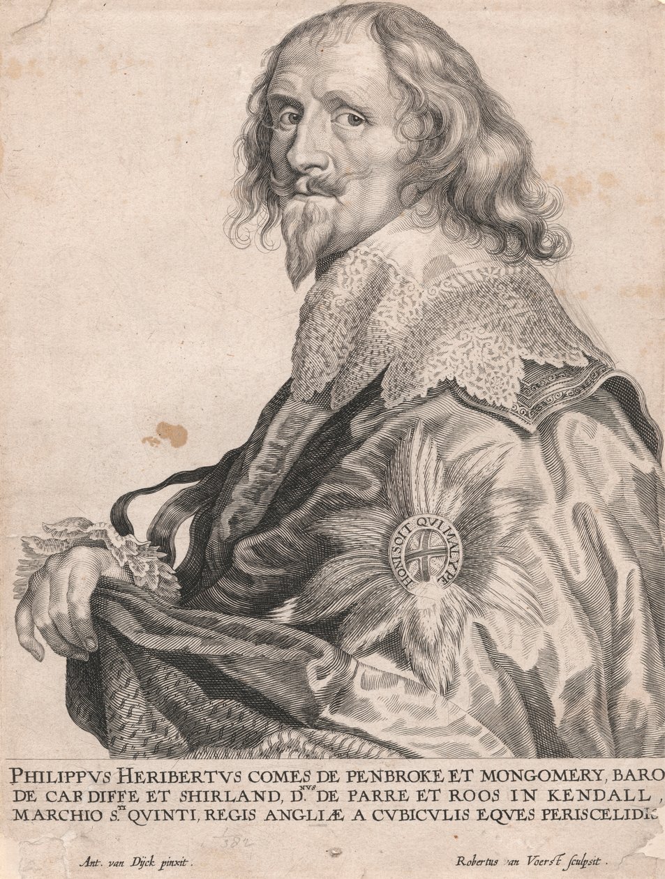 Philippus Heribertus Comes de Penbroke et Mongomery, Baro de Cardiffe et Shirland... 作者 罗伯特·范·沃尔斯特