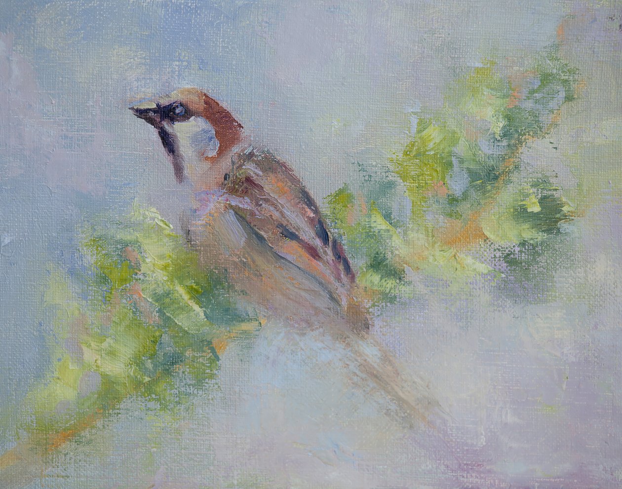 P.Domesticus, 2014（布面油画） 作者 罗伯塔·默里