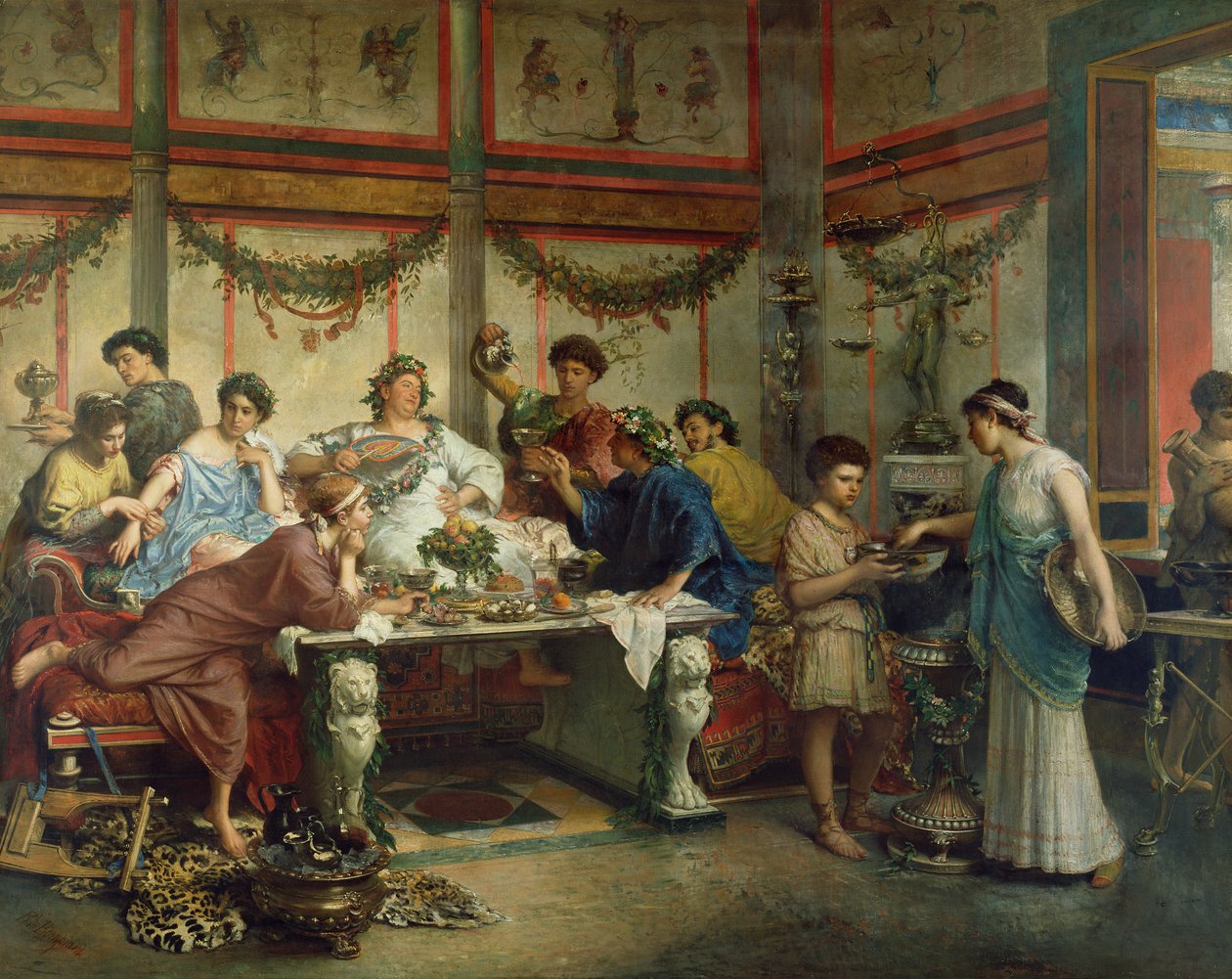 A Roman Feast 作者 罗伯托·邦皮亚尼