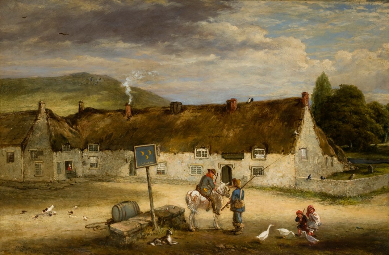 The Half Moons，Rothbury，1887 作者 罗宾逊·艾略特（Robinson Elliott）