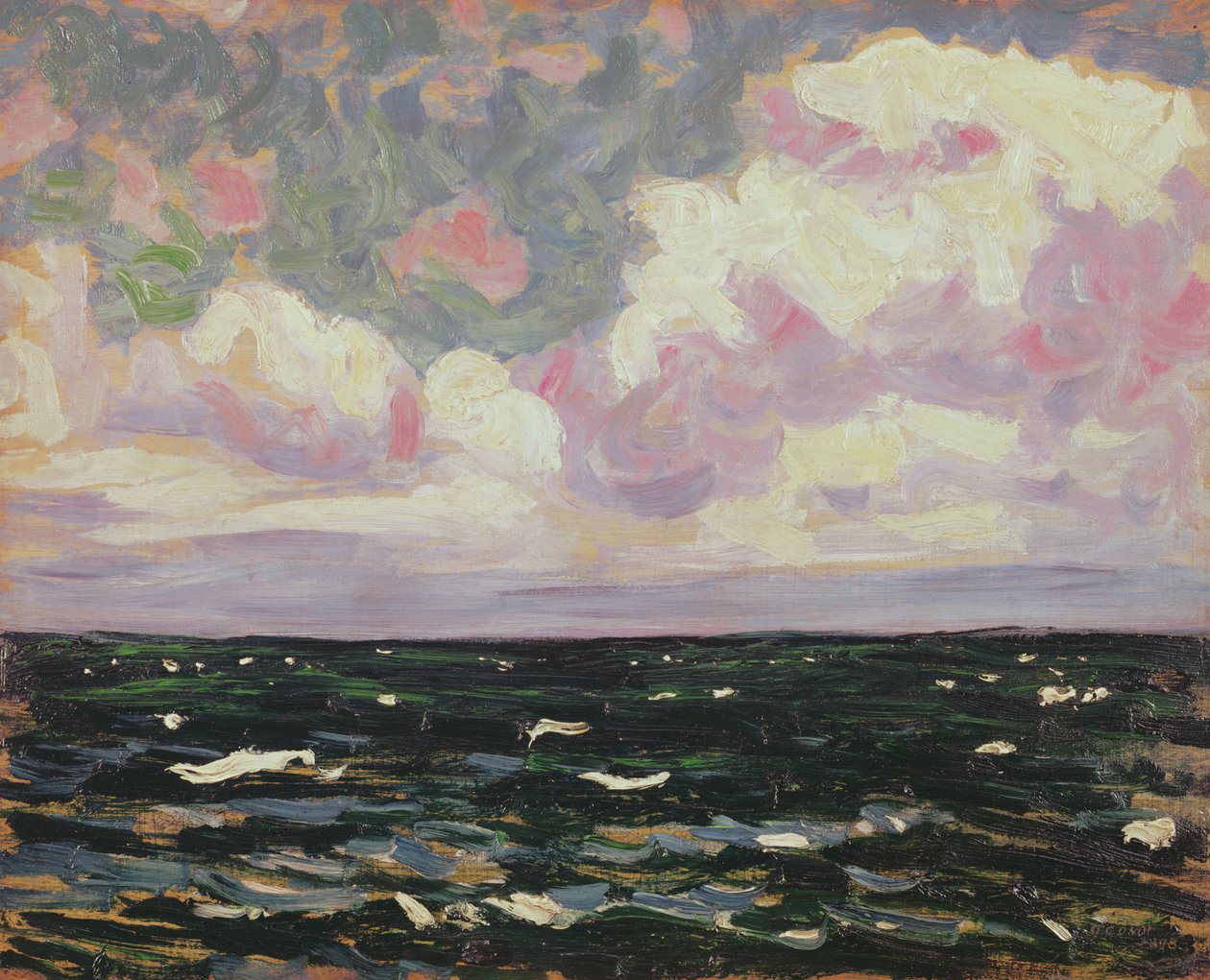 海景，c.1896 作者 罗德里克·奥科诺