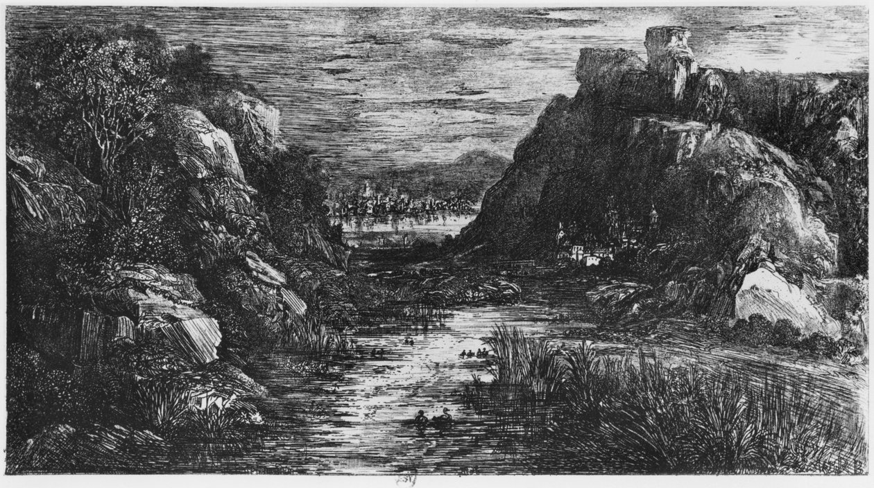 1871年，在污秽背后的风景 作者 罗道夫·布雷斯丁