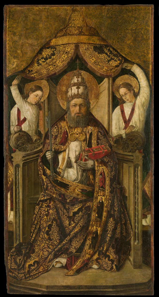 圣彼得Enthroned 作者 罗德里戈·德奥索纳