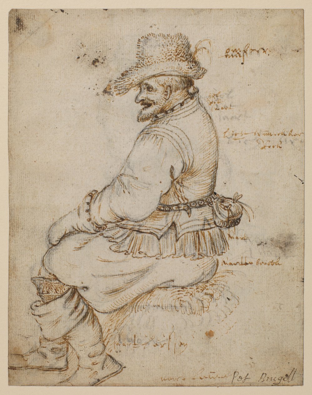 坐着的汉堡（直肠） 作者 罗兰特·雅各布斯（Roelandt Jacobsz）。储蓄
