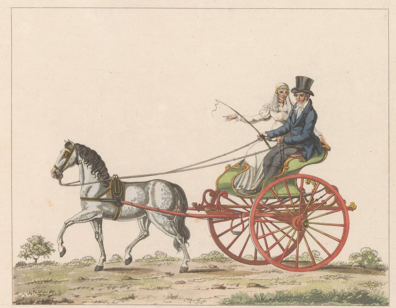Hollandse sjees, ca.
Een Hollandsche chais / Une chaise roulante en usage en hollande et connue sous le nom de chais ou chees（物品上的标题） 作者 罗洛夫·范德穆伦