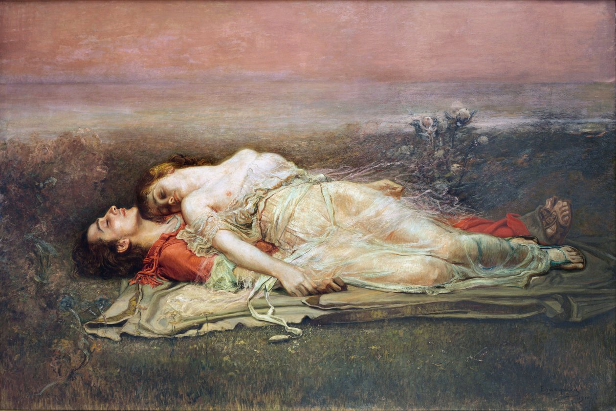 Tristan et Iseut-Egusquiza y Barrena的Tristan and Iseult，Rogelio de 作者 罗杰里奥·埃格斯基萨（Rogelio Egusquiza）