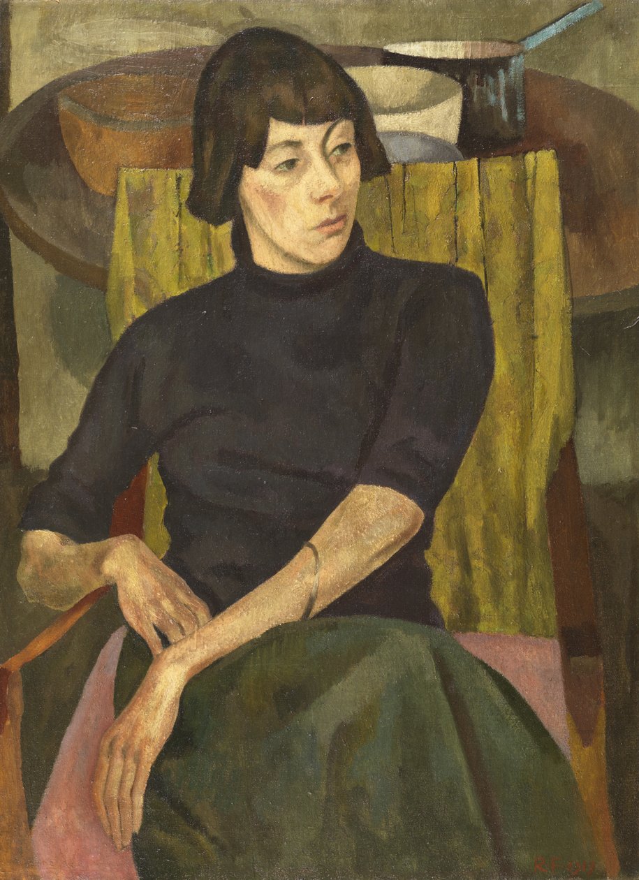 Nina Hamnett的肖像，1917年 作者 罗杰·艾略特·弗莱