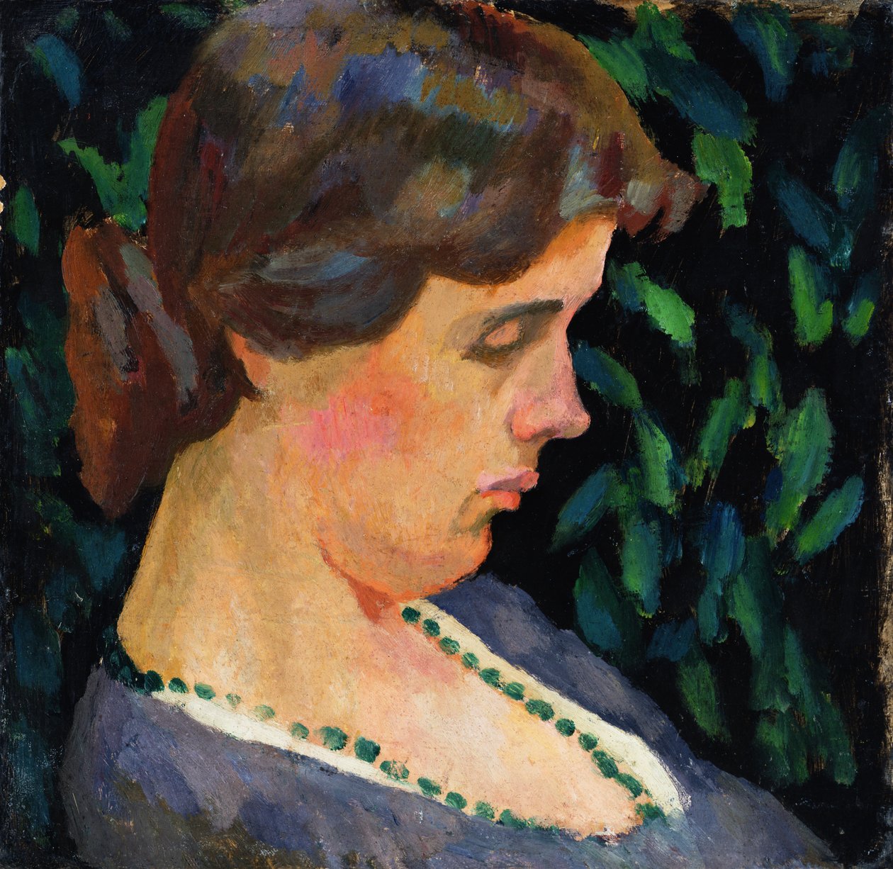 Vanessa Bell的肖像，1911年（面板） 作者 罗杰·艾略特·弗莱