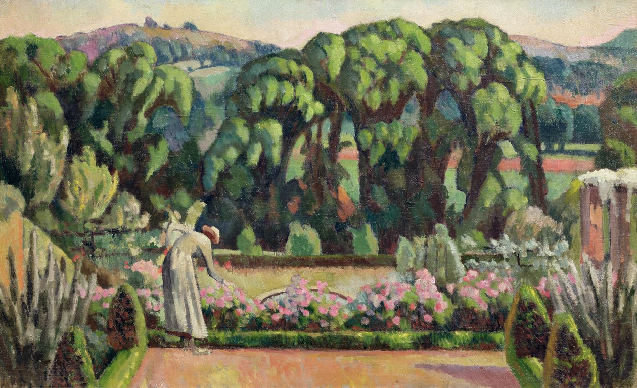 Durbins的艺术家花园，1915年 作者 罗杰·艾略特·弗莱