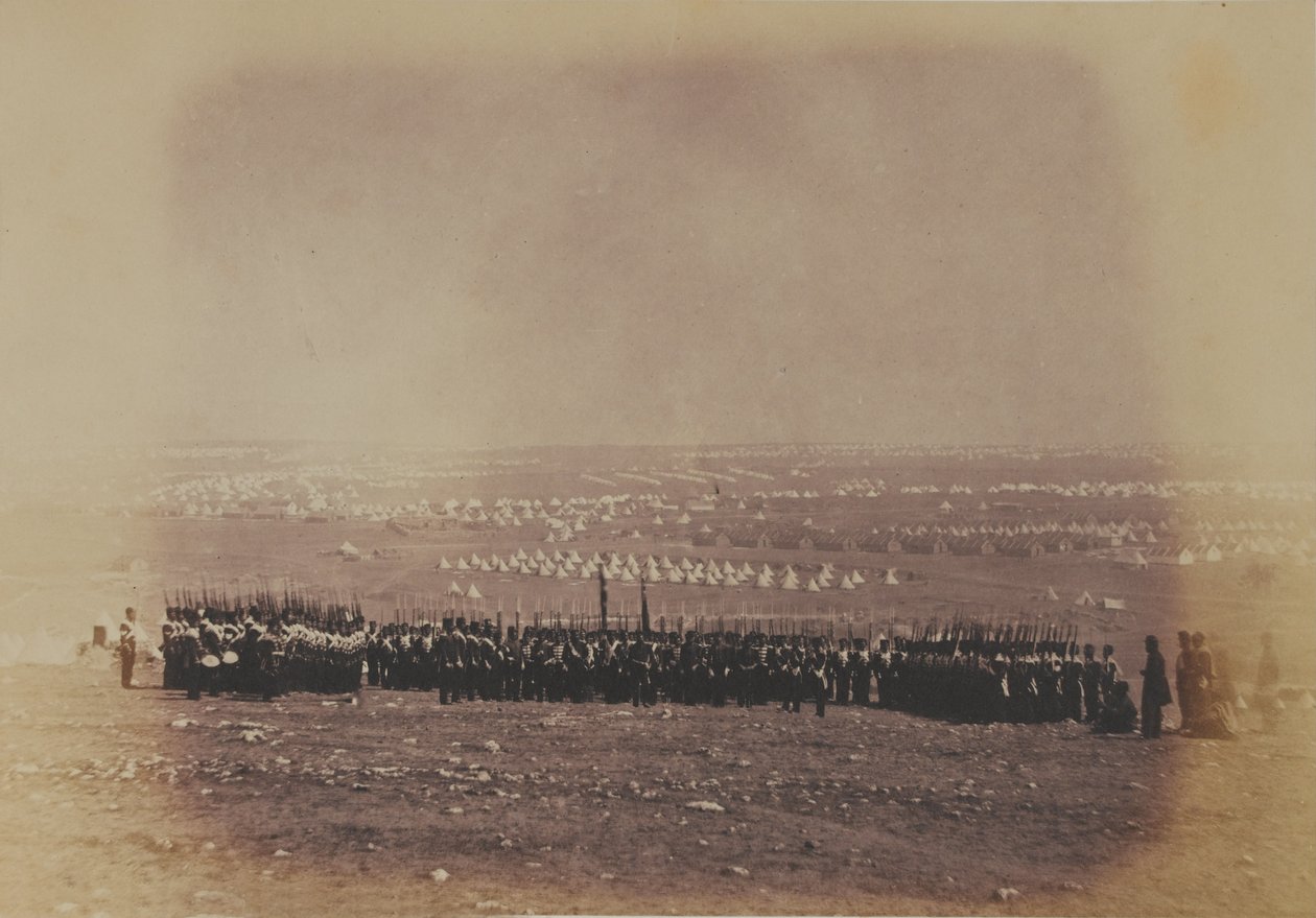 托马斯·沙德福斯中校和第57届（西米德尔塞克斯）足球团，来自与克里米亚战争相关的52张照片专辑 作者 罗杰芬顿