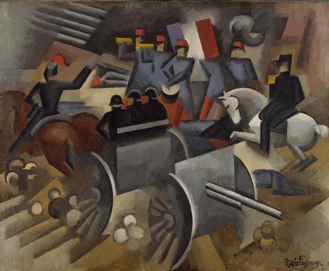 Artlillery，1911 作者 罗杰·德·拉弗雷斯奈